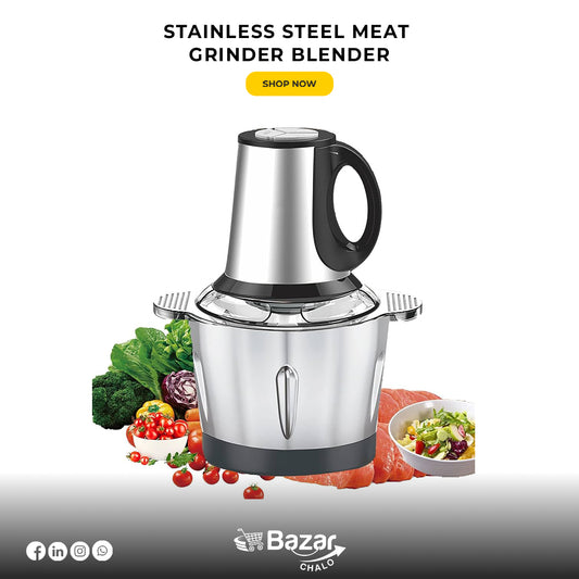 Stainless steel meat grinder blender 