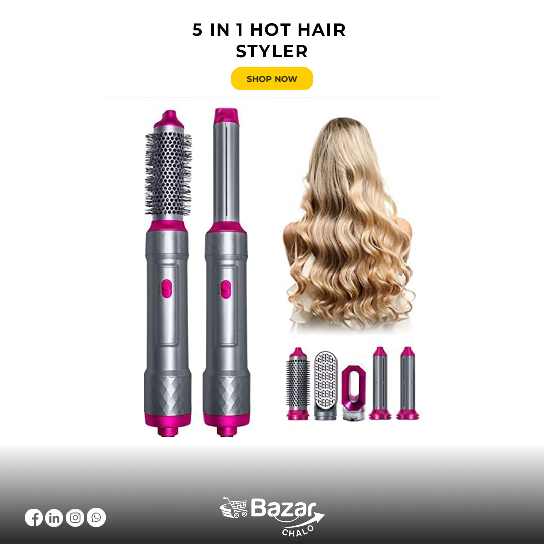 5 in 1 Hot hair  styler 