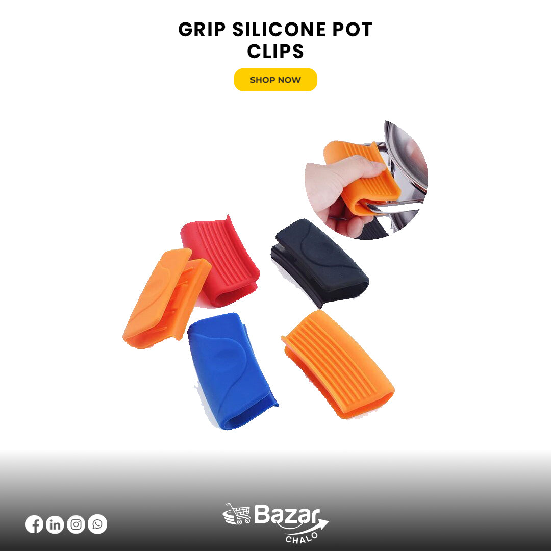 silicone pot grip clips