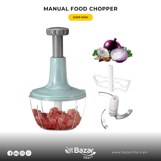 Manual food chopper