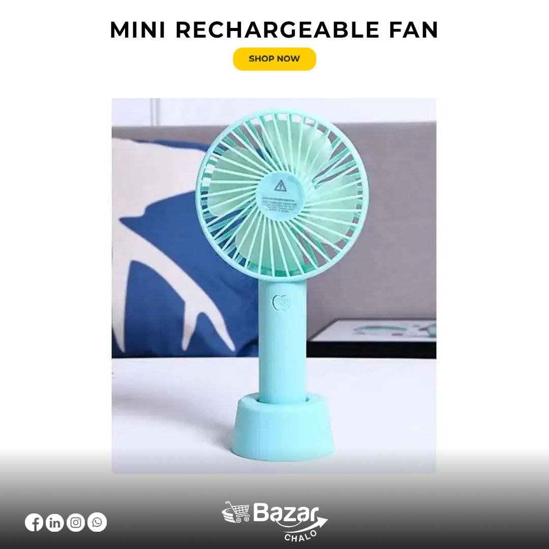 Mini Rechargeable Fan