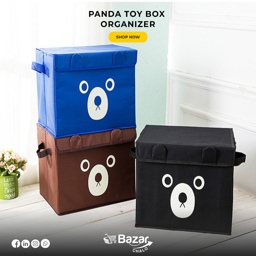 Cute Panda Organizer box for toys