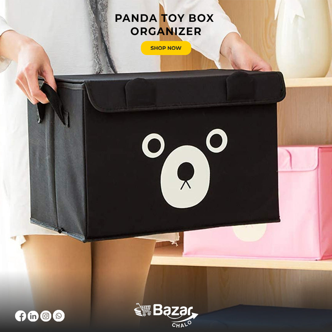 Foldable Panda Box Organizer