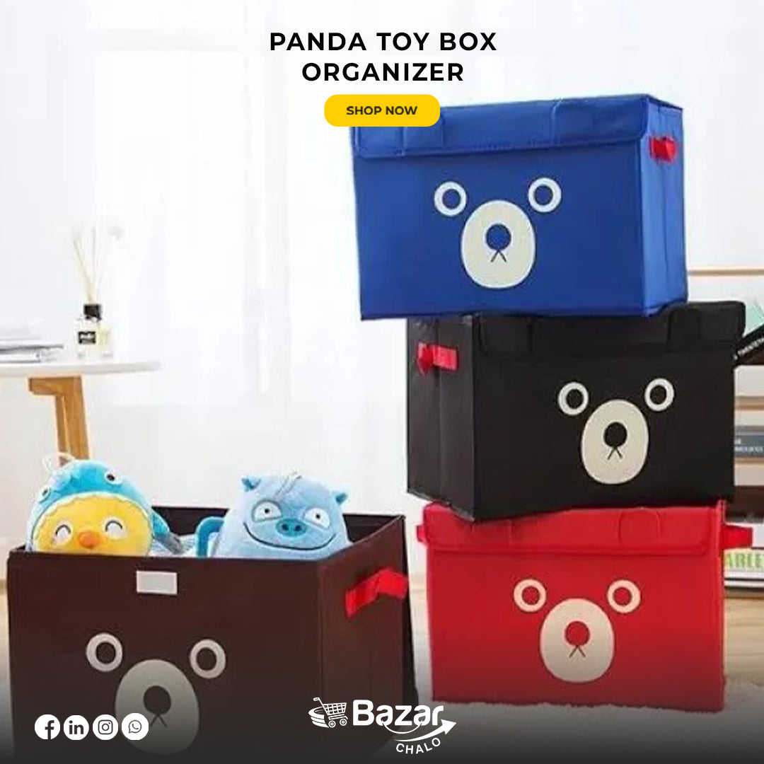 Panda Toy Box Organizer