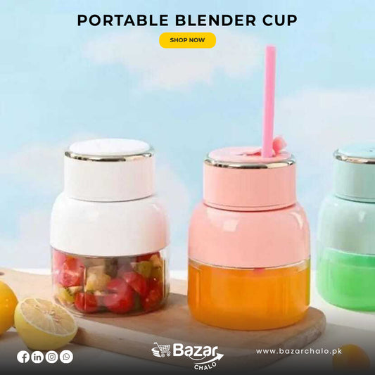 Portable Blender Cup 800ml USB Rechargeable Juicer Blender