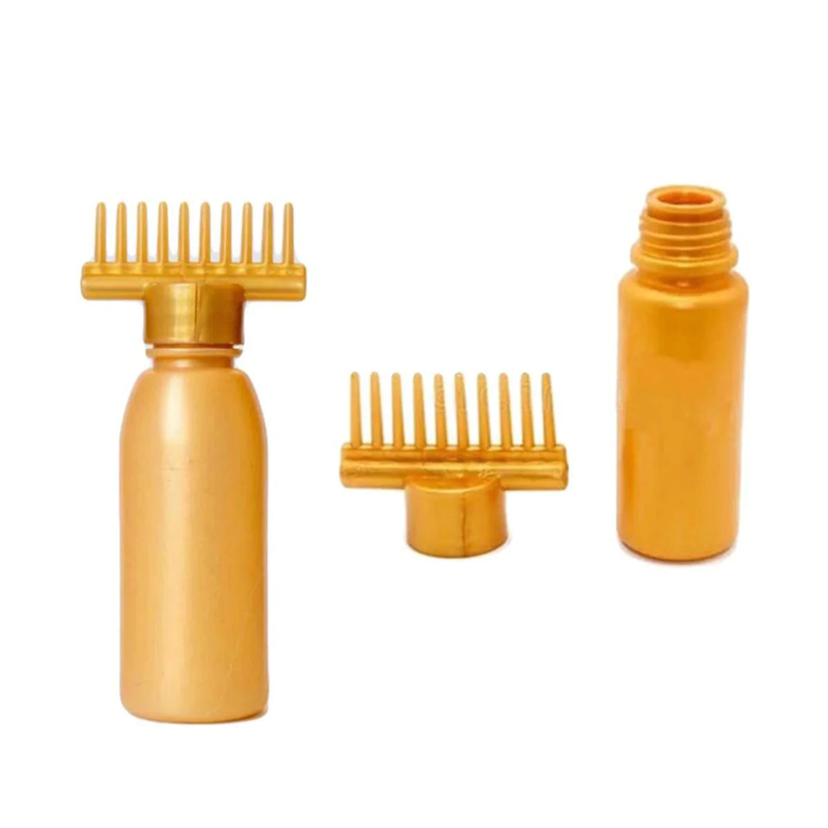 Hair Oil Bottle with Comb - Bazar Chalo