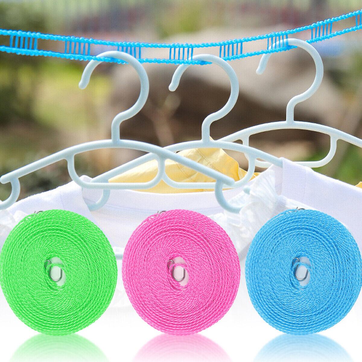 Plastic Cloth Hanging Rope Clothesline - 3 Meter - Bazar Chalo